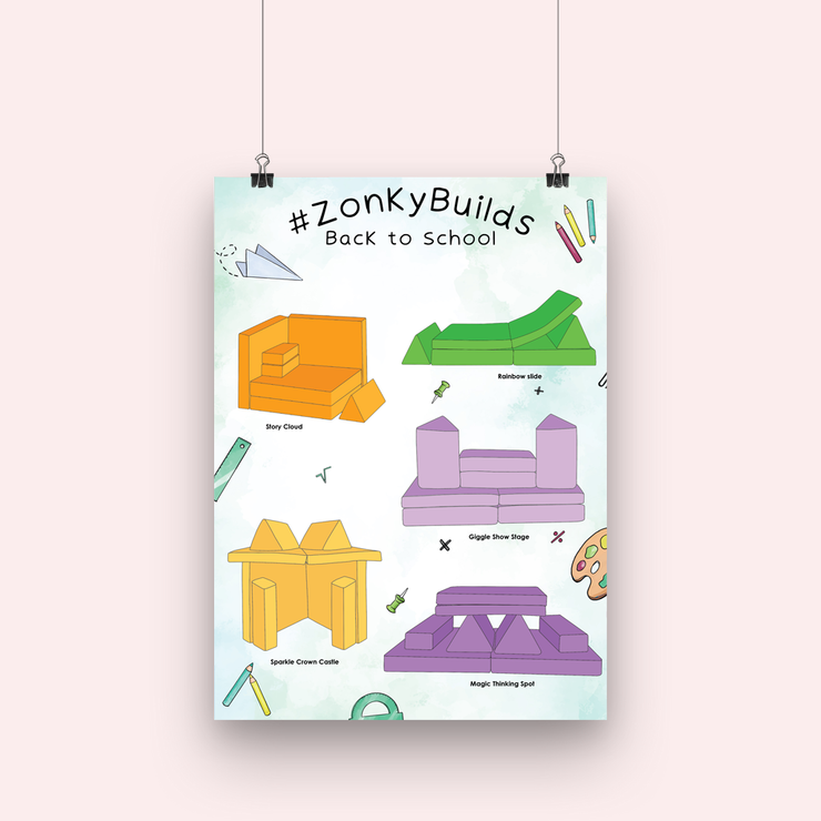 Zonky Back to School Creative Builds